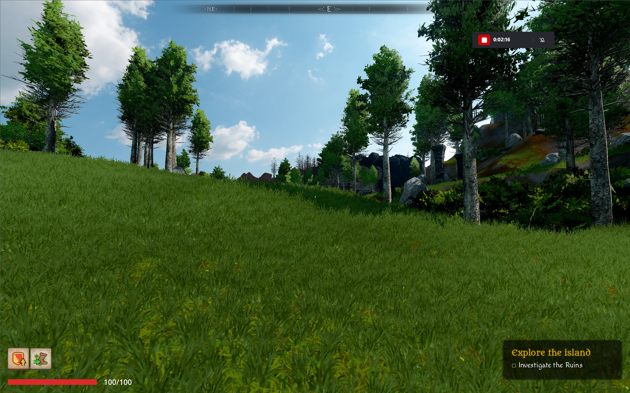 Active effects shown on HUD