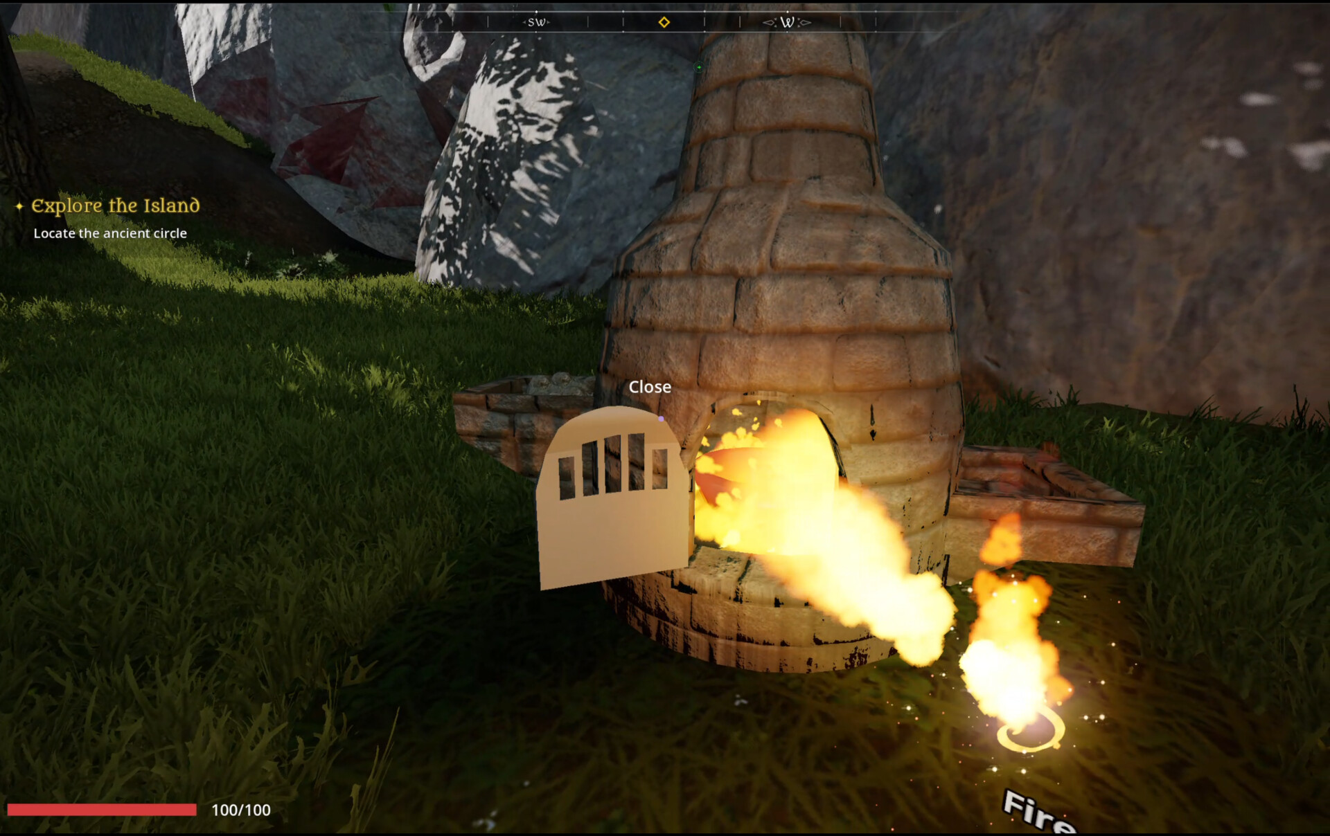 Furnace smelting ore